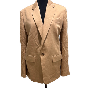 A.L. C Chic Tan oversized Single-Button Blazer size 2